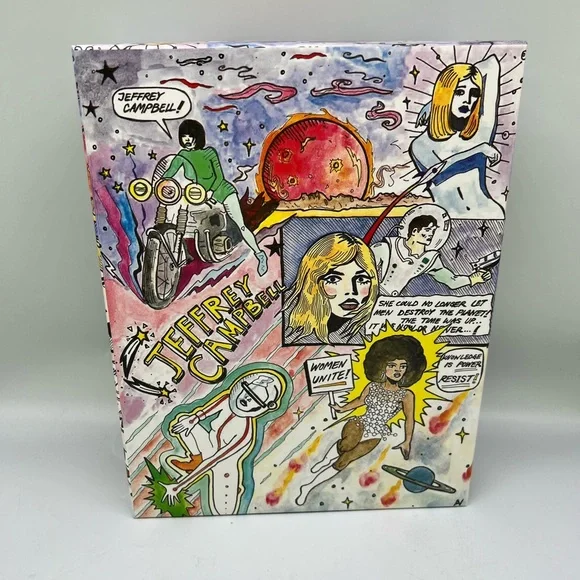 Jeffrey Campbell Low Down Platform Fuchsia Velvet - Picture 13 of 15